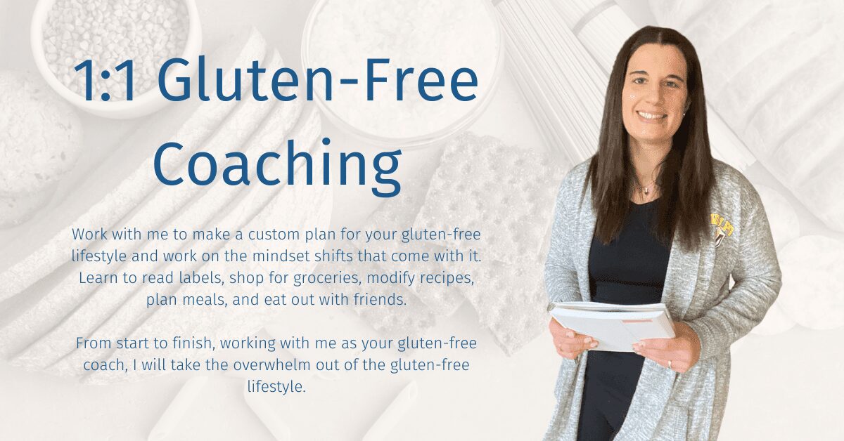 1:1 Gluten-Free Coaching 1:1 Gluten-Free Coaching