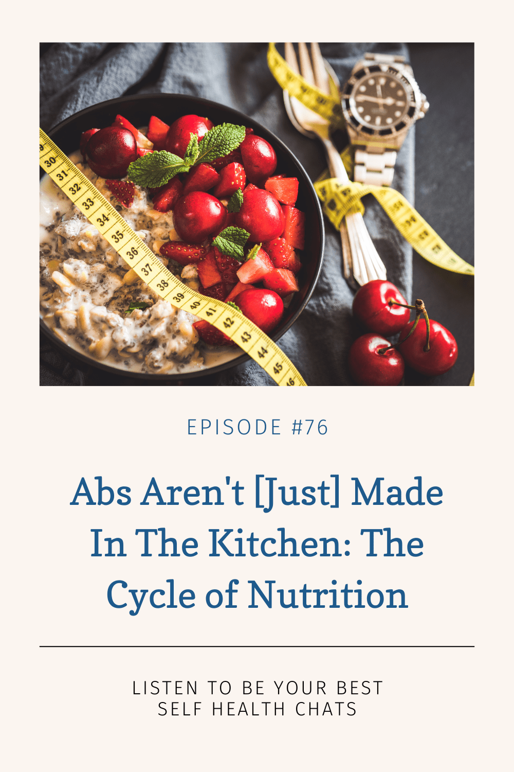 Abs Aren't Made In The Kitchen