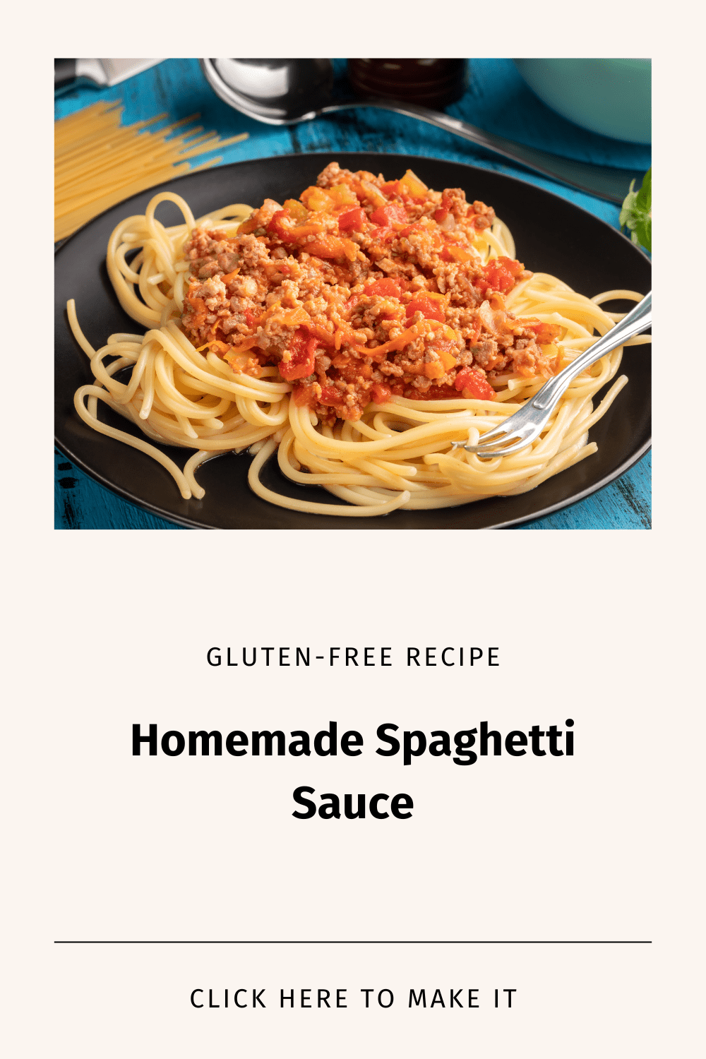 Homemade Gluten-Free Spaghetti Sauce