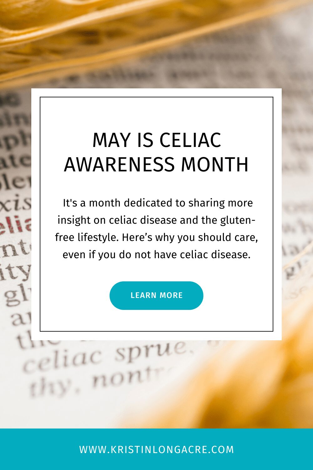Pin 01 - Celiac Awareness Month